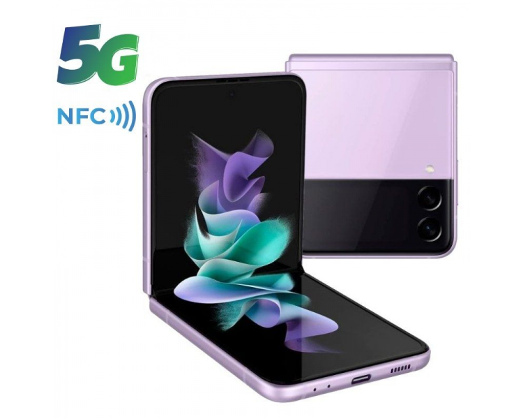 Smartphone samsung galaxy z flip3 8gb/ 128gb/ 6.7'/ 5g/ lavanda