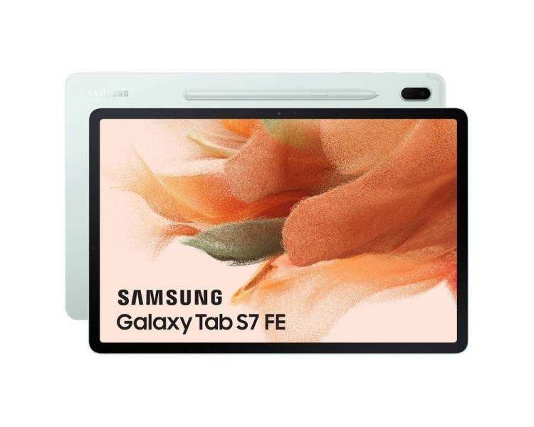 Tablet samsung galaxy tab s7 fe 12.4'/ 4gb/ 64gb/ verde