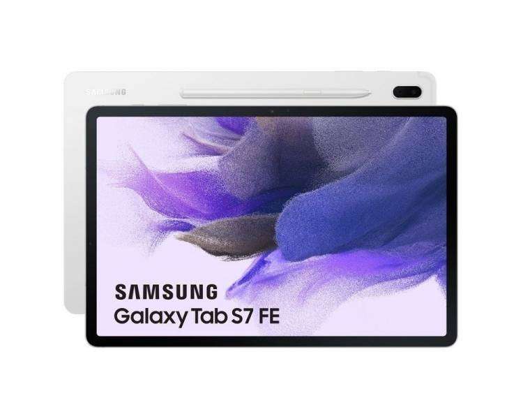 Tablet samsung galaxy tab s7 fe 12.4'/ 4gb/ 64gb/ plata