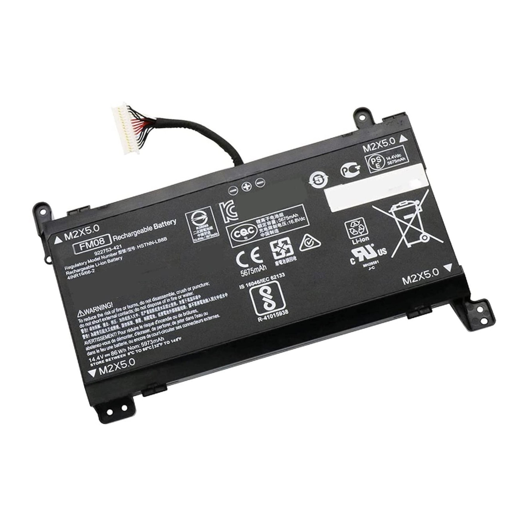 Bateria para Portatil HP Omen 17, Presagios FM08086-CL HSTNN-LB8A HSTNN-LB8B TPN-Q195