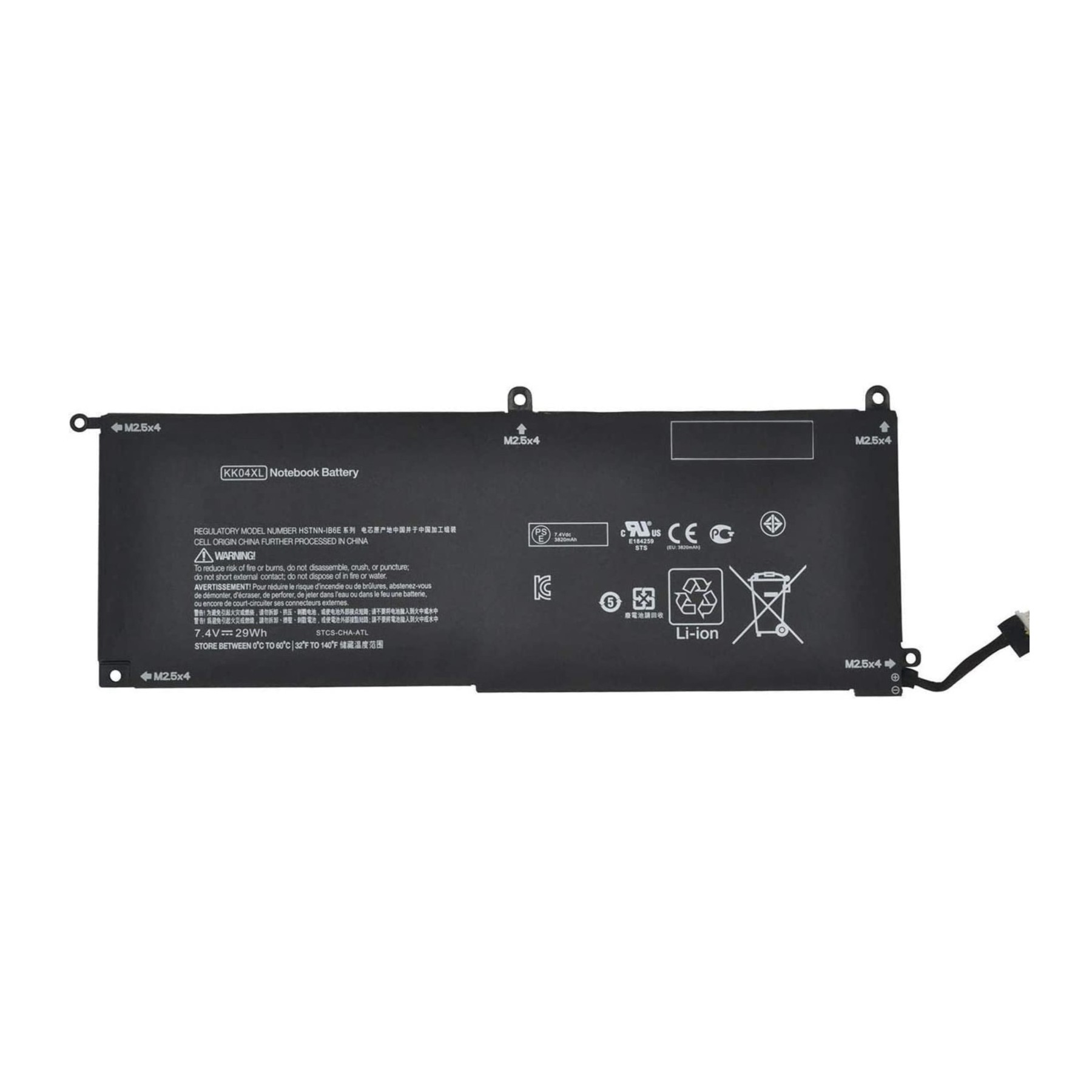 Bateria para Portatil HP Pro X2 612 G1, 753329-1C1, 753703-005, KK04XL