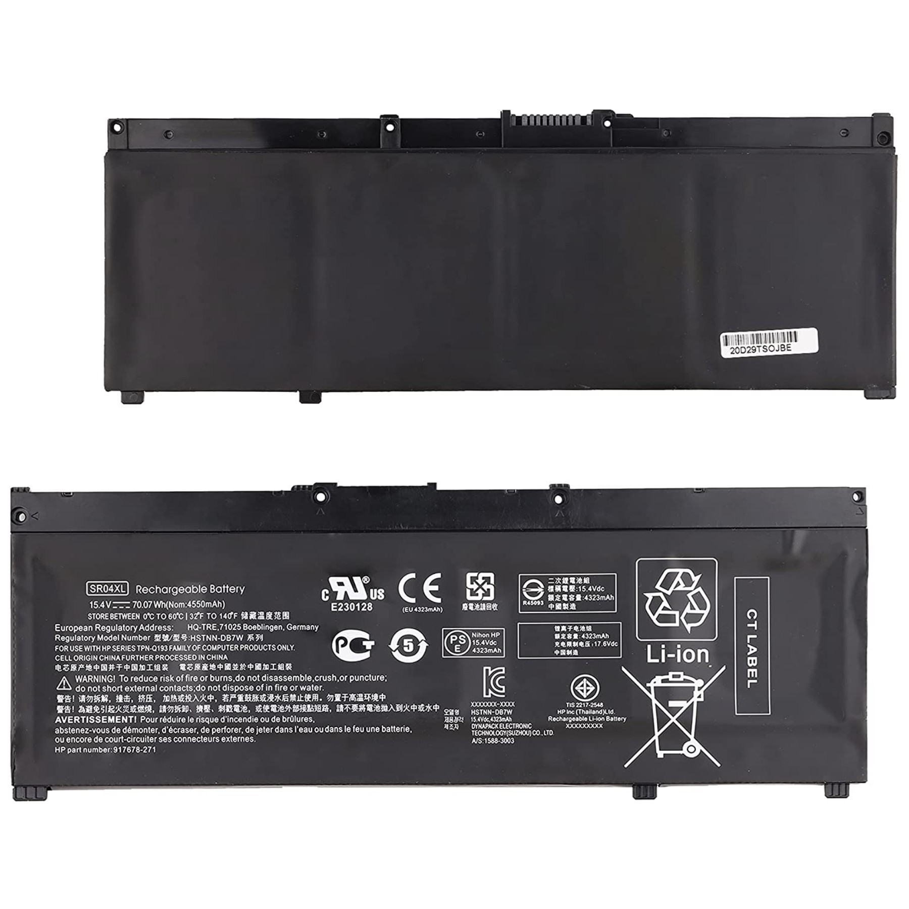 Bateria para Portatil HP Pavilion 15-CB000 Omen HSTNN-DB7W HSTNN-IB7Z SR04XL Power