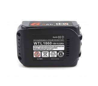 Bateria Recargable 18V  6.0Ah para Makita BL1830 BL1840 BL1850 BL1860B LXT 400