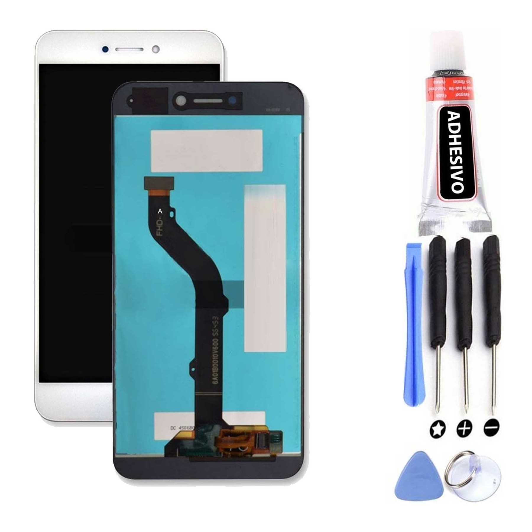 Kit Reparación Pantalla para Huawei P8 Lite 2017 Blanca