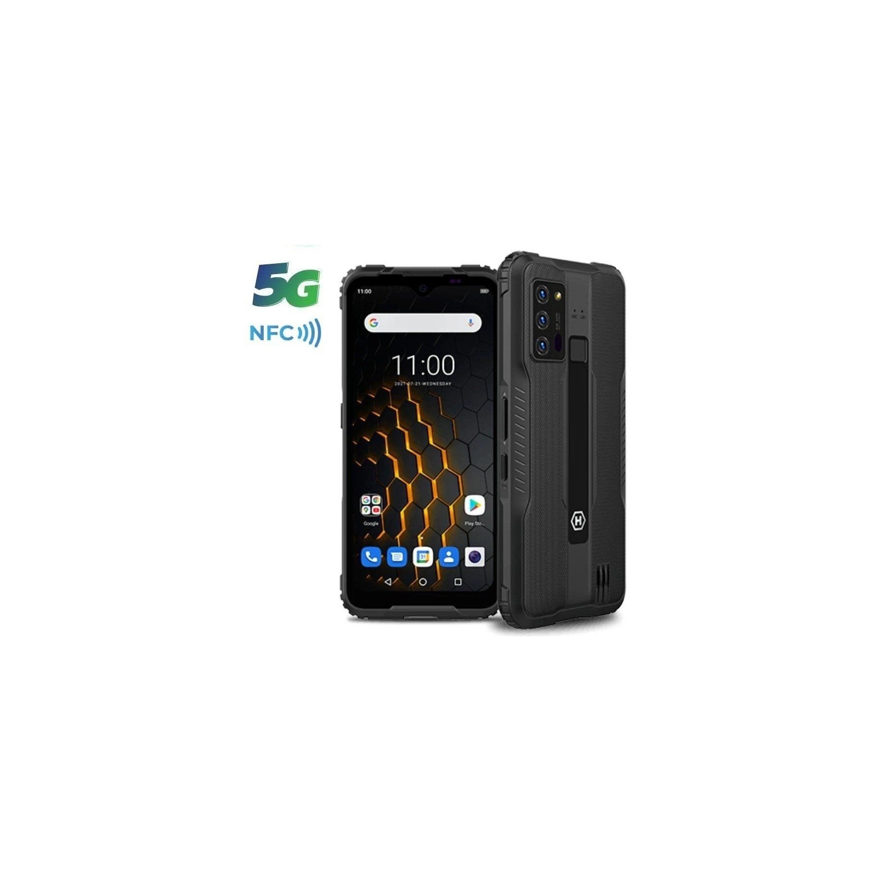 Smartphone Ruggerizado Hammer Blade 5G 6GB 128GB 6.3" Negro