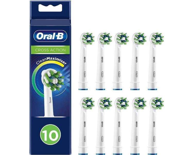 Cabezal de recambio braun para cepillo braun oral-b cross action/ pack 10 uds