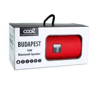 Altavoz Música Universal Bluetooth COOL 10W Budapest Rojo