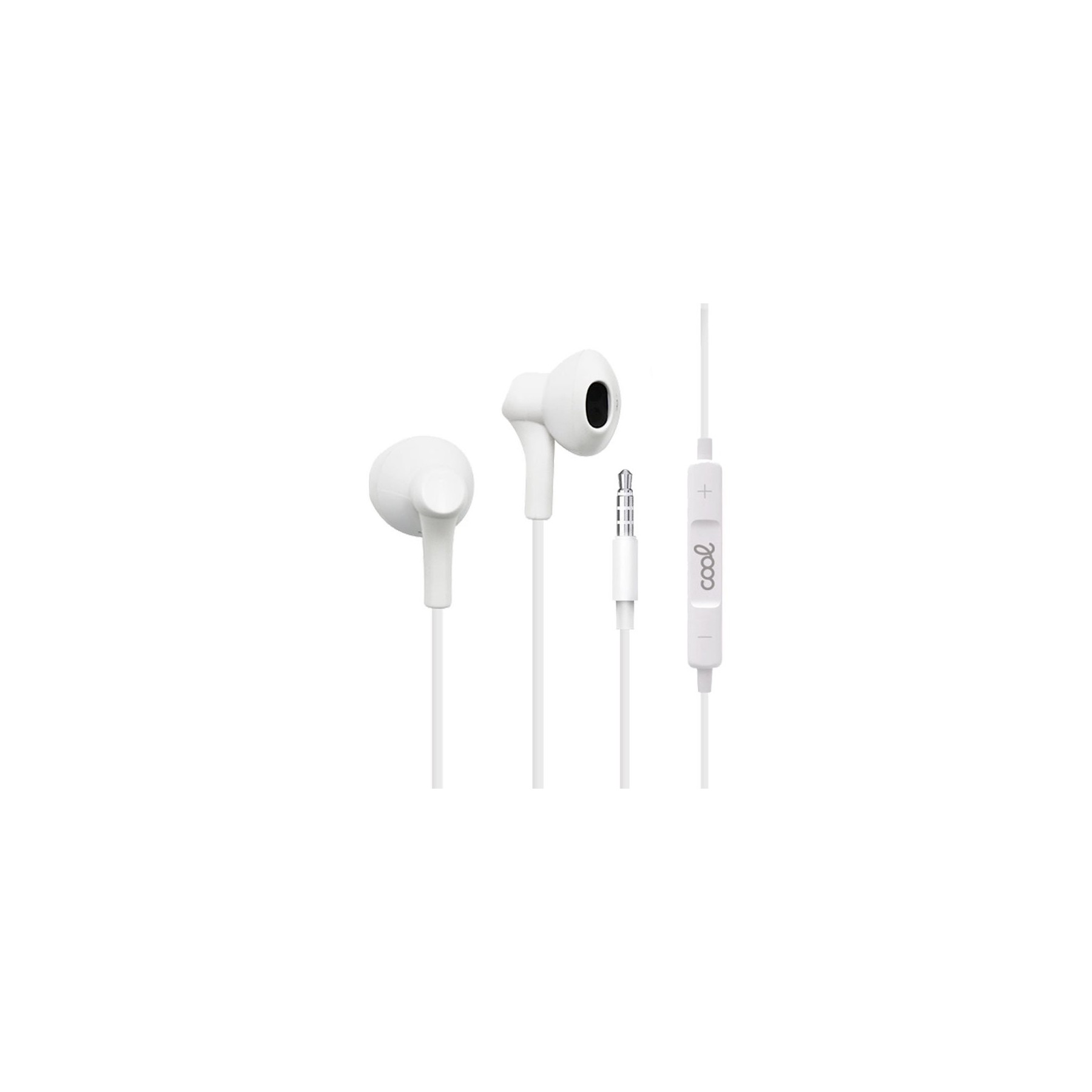 Auriculares 3,5 mm COOL Bora Stereo Con Micro Blanco