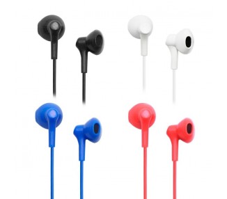 Auriculares 3,5 mm COOL Bora Stereo Con Micro Blanco