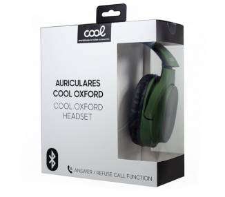 Auriculares Stereo Bluetooth Cascos COOL Oxford Verde