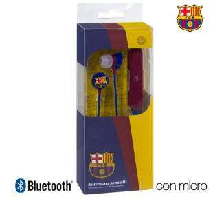 Auriculares Stereo Bluetooth Deportivos Universal Licencia Fútbol F.C. Barcelona