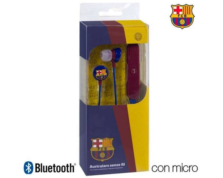 Auriculares Stereo Bluetooth Deportivos Universal Licencia Fútbol F.C. Barcelona