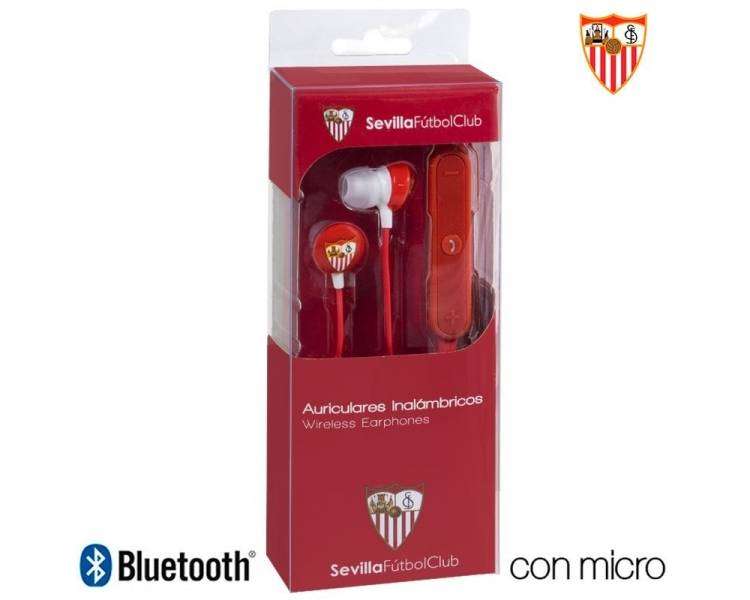 Auriculares Stereo Bluetooth Deportivos Universal Licencia Fútbol Sevilla C.F.