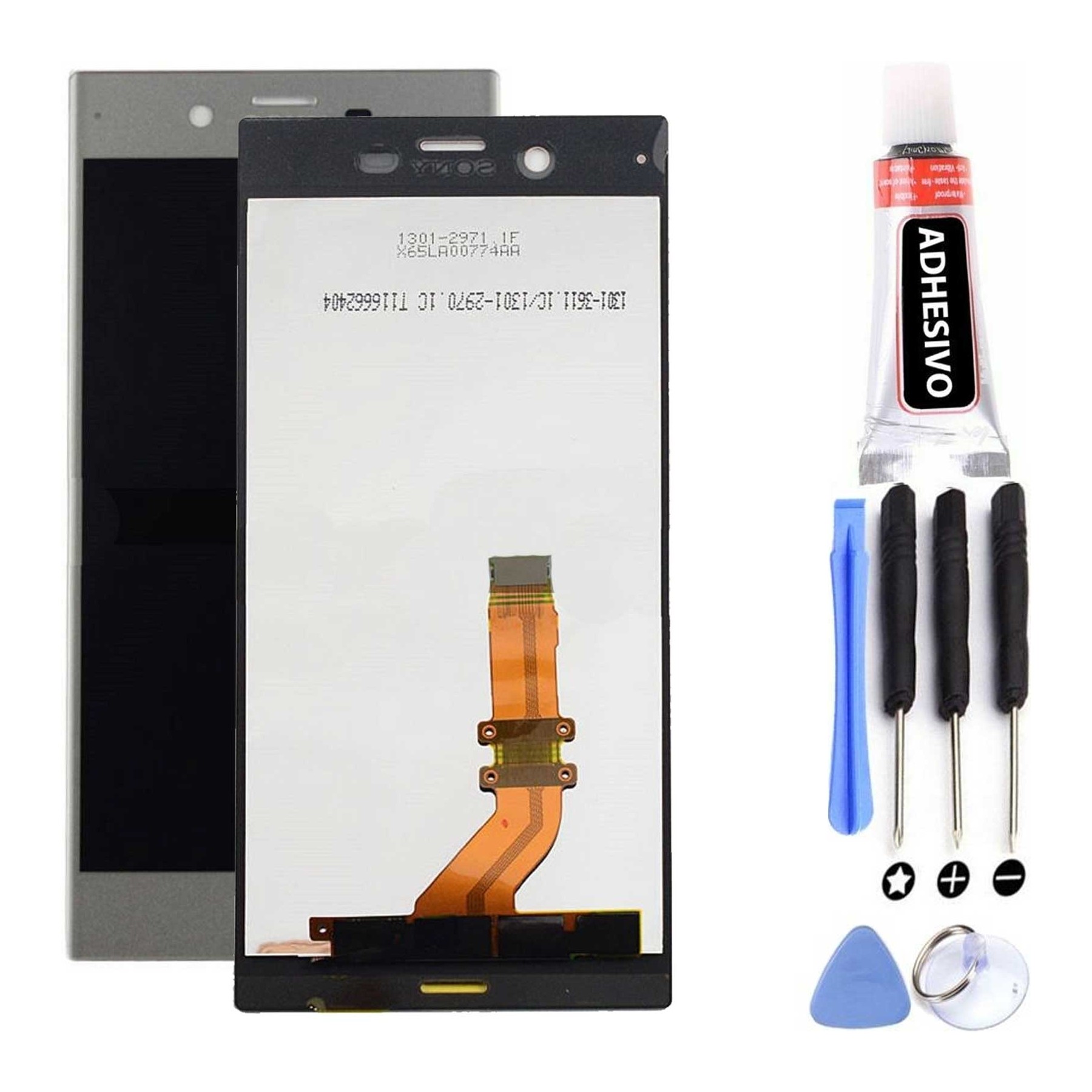 Kit Reparación Pantalla para Sony Xperia Xz F8331 F8332 Plata Blanca