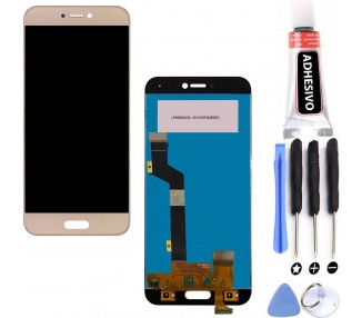 Display For Xiaomi Mi 5C, Color Gold ARREGLATELO - 5