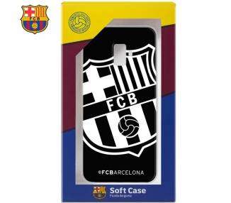 Carcasa COOL para Samsung A600 Galaxy A6 Licencia Fútbol F.C. Barcelona Negro