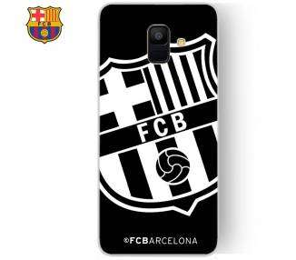 Carcasa COOL para Samsung A600 Galaxy A6 Licencia Fútbol F.C. Barcelona Negro