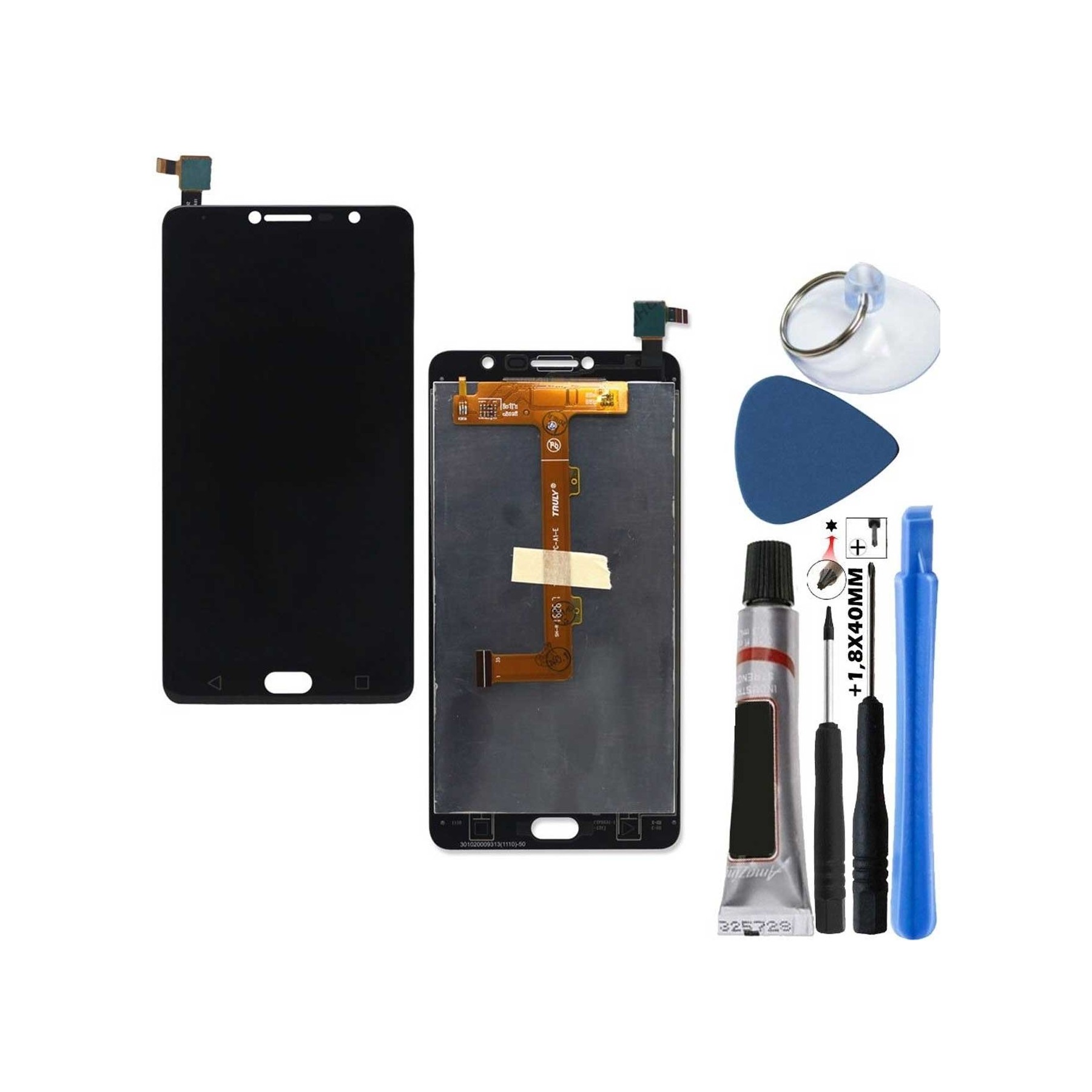 Kit Reparación Pantalla para Alcatel Ot5095 Pop 4S Negra