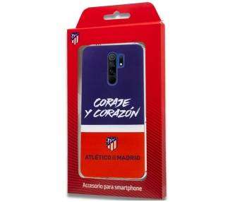 Carcasa COOL para Xiaomi Redmi 9 Licencia Fútbol Atlético De Madrid