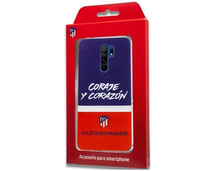 Carcasa COOL para Xiaomi Redmi 9 Licencia Fútbol Atlético De Madrid