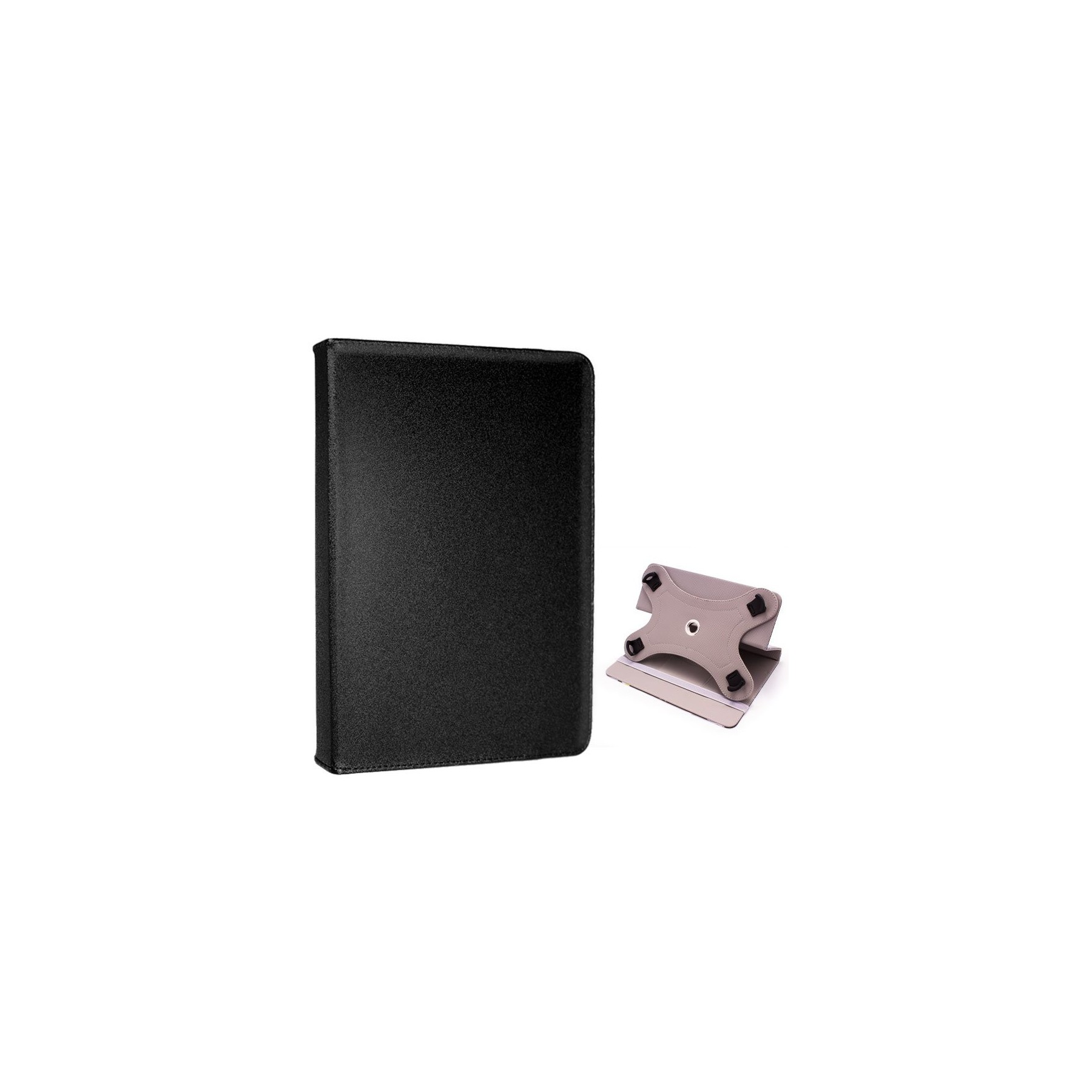 Funda COOL Ebook / Tablet 9 pulg Liso Negro Giratoria