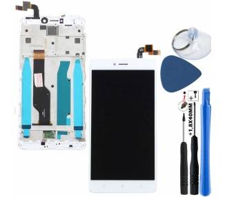 Display For Xiaomi Redmi Note 4X, Color White, With Frame Xiaomi - 11
