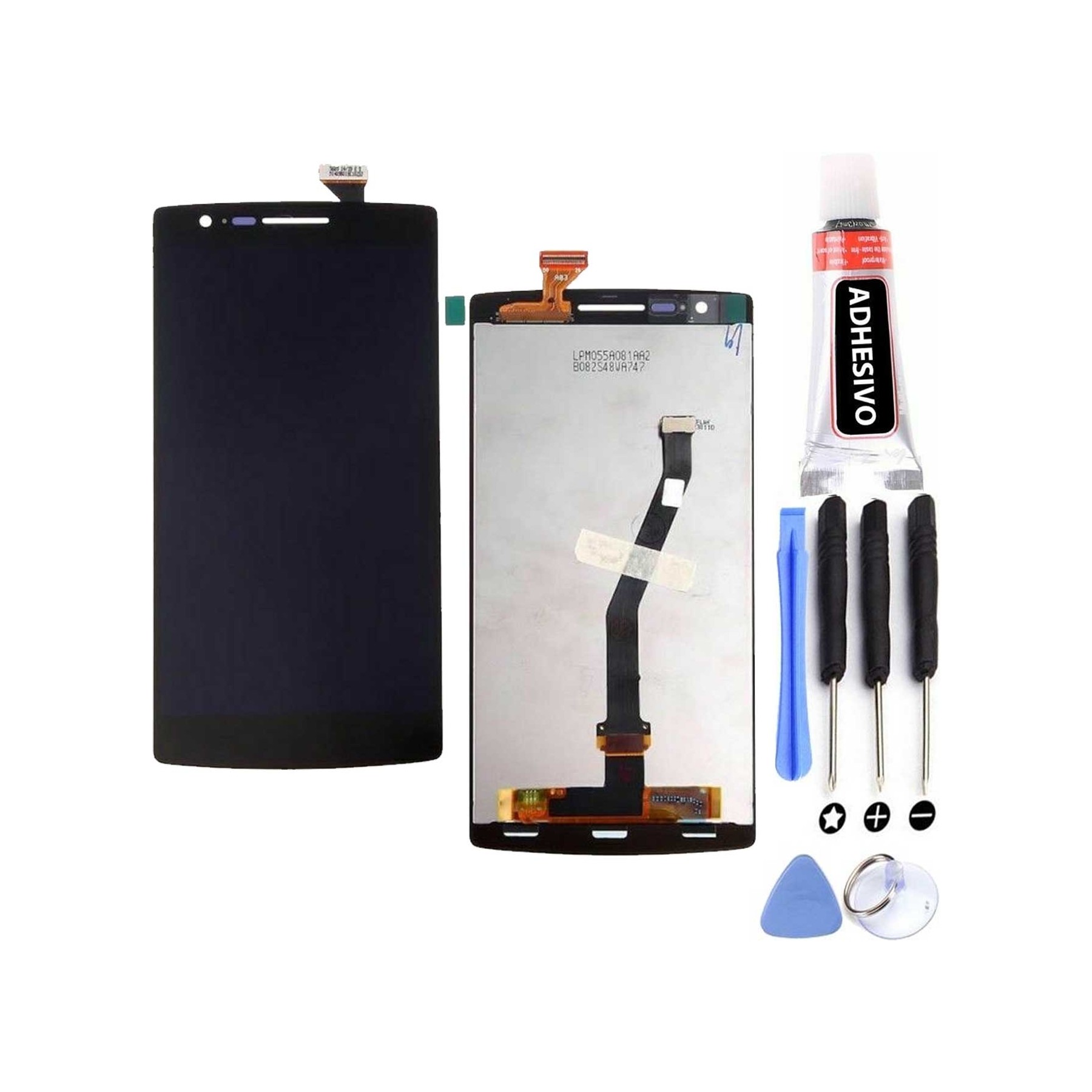 Kit Reparación Pantalla para Oneplus One, One Plus One, Negra