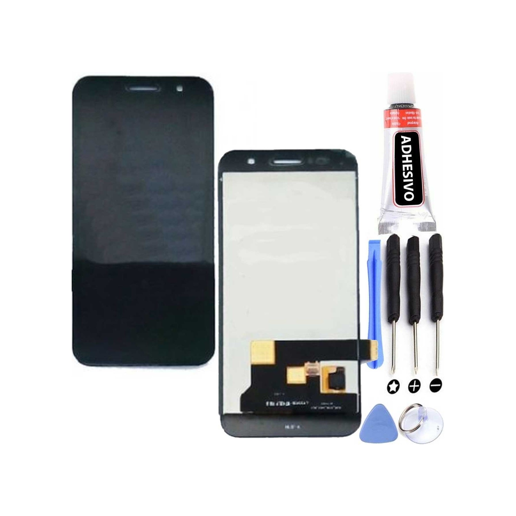 Display For ZTE Blade Apex 2, Color Black