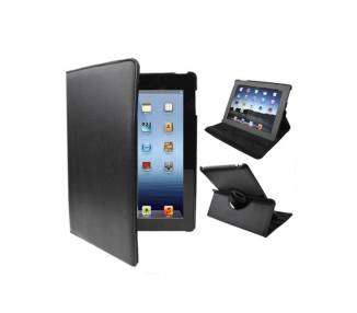 Funda COOL para iPad 2 / iPad 3 / 4 Giratoria Polipiel color Negro (Soporte)