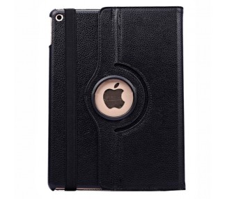 Funda COOL para iPad Air / Air 2 / Pro 9.7 / iPad 2017 / iPad 2018 9.7 pulg Giratoria Polipiel Negro
