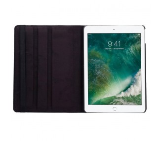 Funda COOL para iPad Air / Air 2 / Pro 9.7 / iPad 2017 / iPad 2018 9.7 pulg Giratoria Polipiel Negro