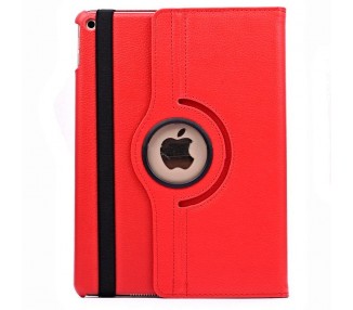 Funda COOL para iPad Air / Air 2 / Pro 9.7 / iPad 2017 / iPad 2018 9.7 pulg Giratoria Polipiel Rojo