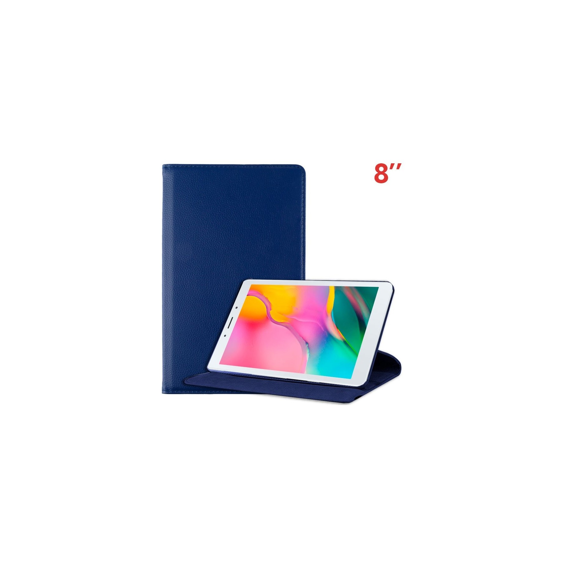 Funda COOL para Samsung Galaxy Tab A (2019) T290 / T295 Polipiel Liso Azul 8 pulg