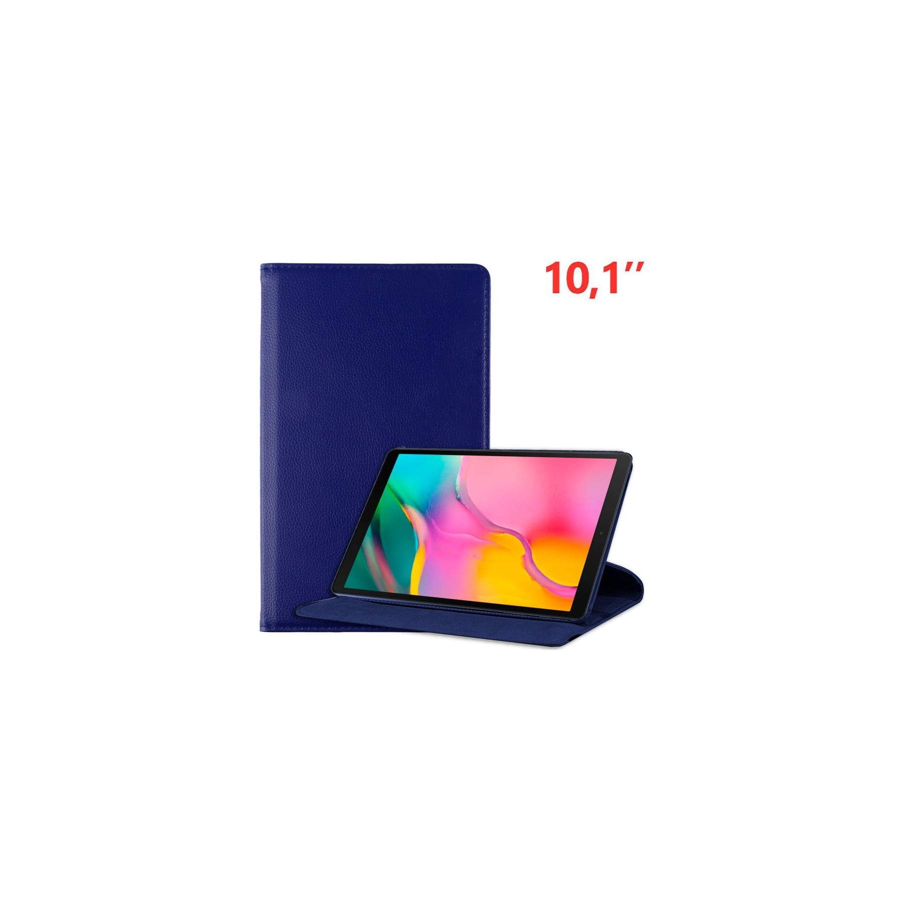 Funda COOL para Samsung Galaxy Tab A (2019) T510 / T515 Polipiel Liso Azul 10.1 pulg