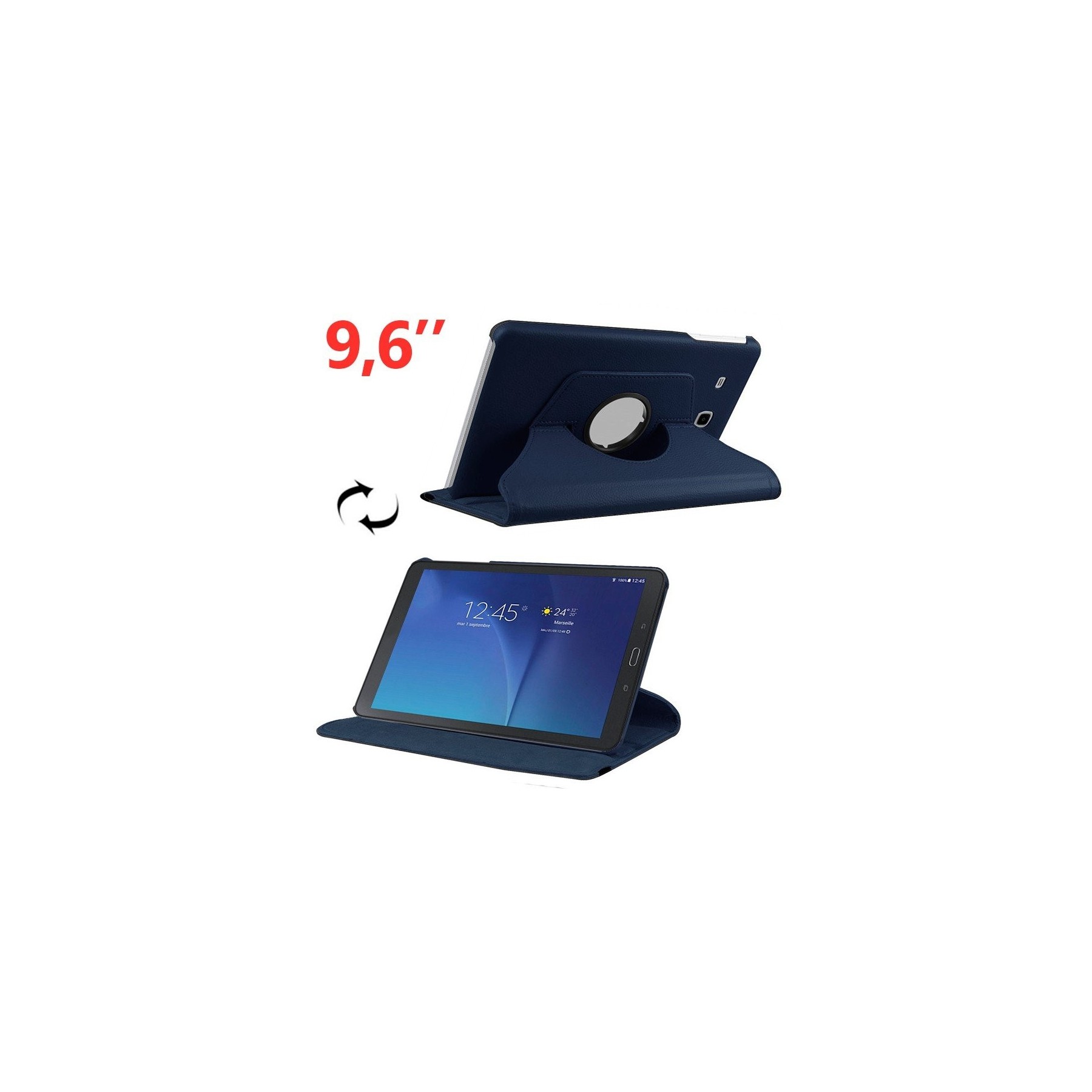 Funda COOL para Samsung Galaxy Tab E T560 Polipiel Azul 9.6 pulg