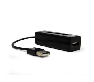 Hub USB 2.0 Universal COOL 4 Puertos USB Negro