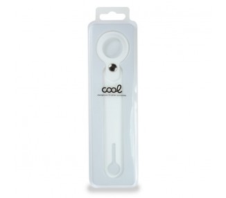 Loop Funda COOL Compatible con AirTag Silicona Blanco