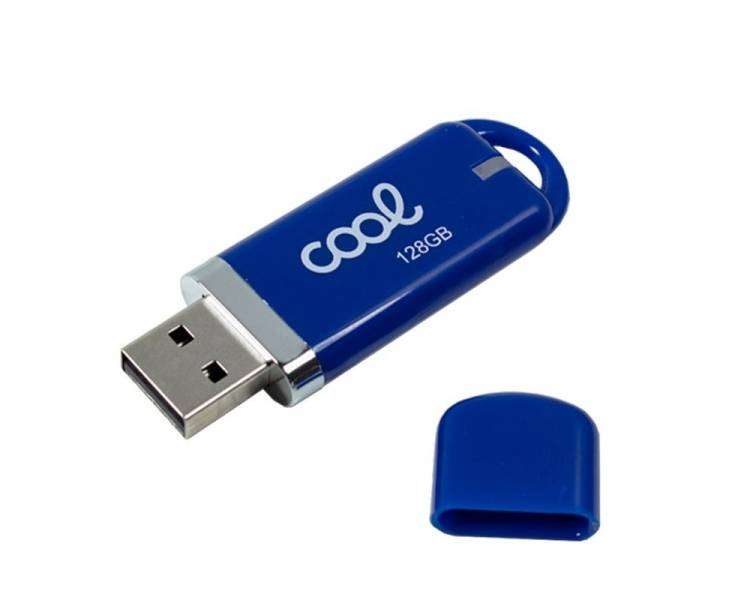 Memoria USB Pen Drive x USB 128 GB 2.0 COOL Cover Azul