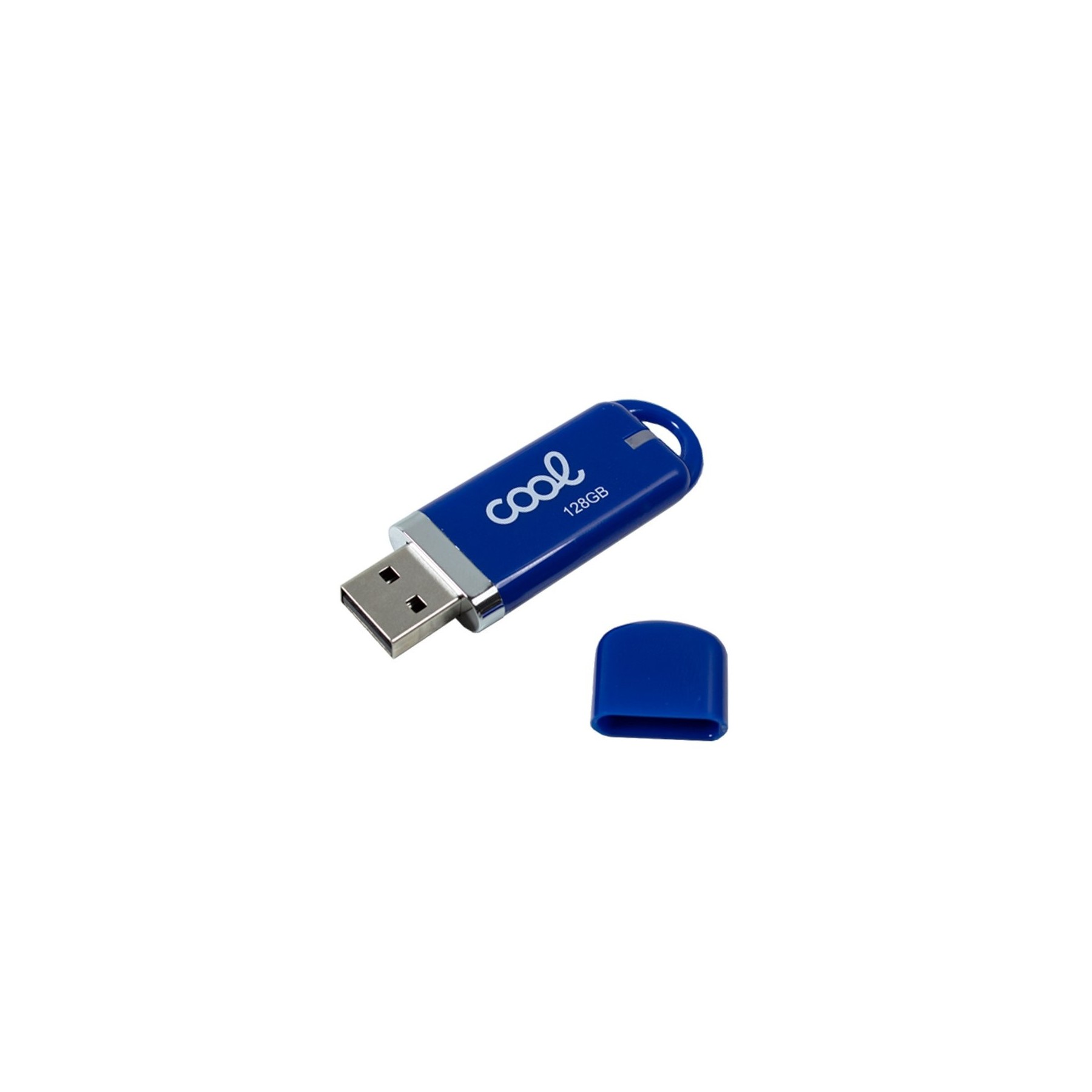 Memoria USB Pen Drive x USB 128 GB 2.0 COOL Cover Azul