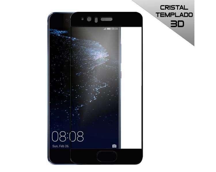 Protector Pantalla Cristal Templado COOL para Huawei P10 Plus (3D Negro)