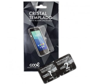 Protector Pantalla Cristal Templado COOL para Wiko Wim Lite (3D Blanco)