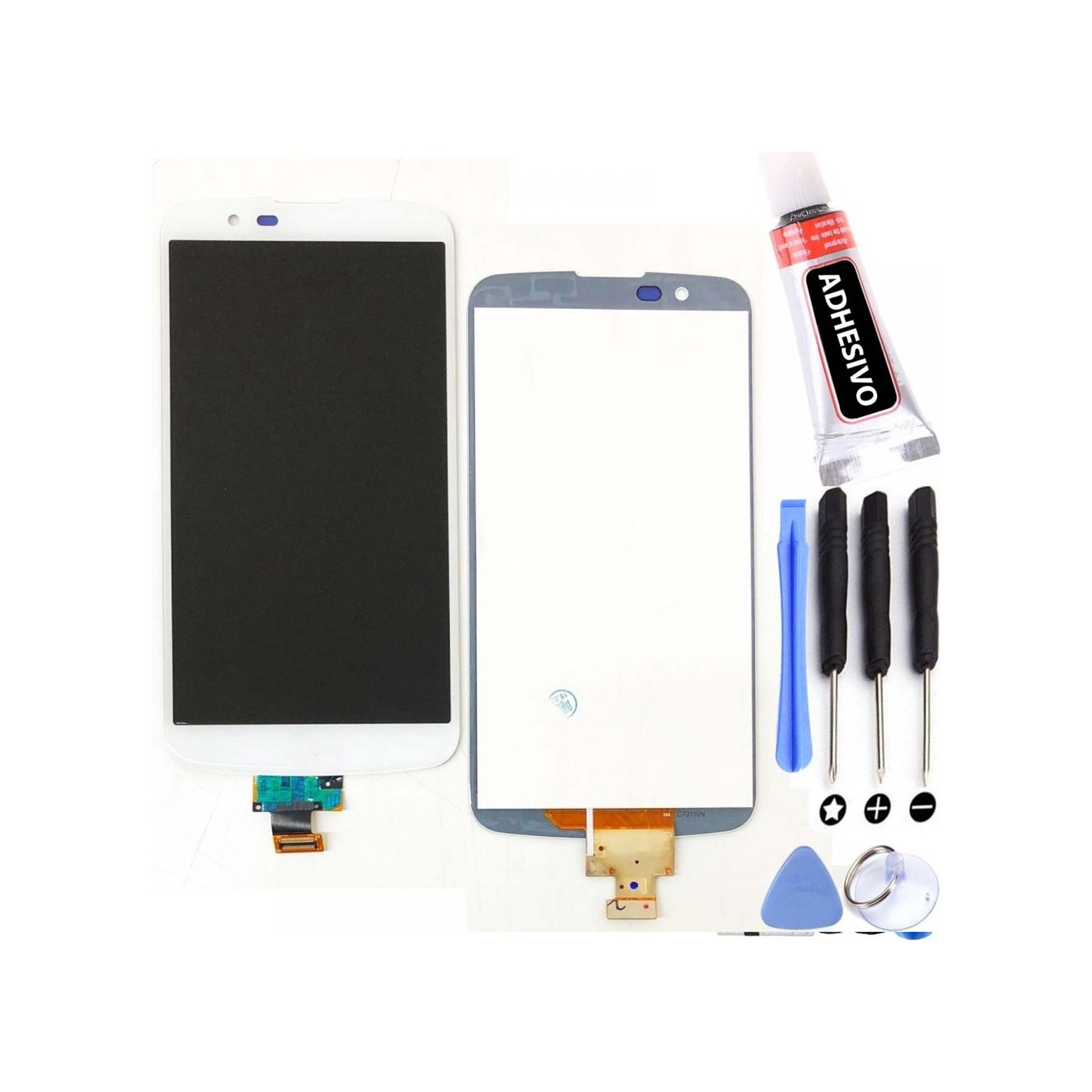 Kit Reparación Pantalla para Lg K10 2016 K420F K420 K430 Blanca