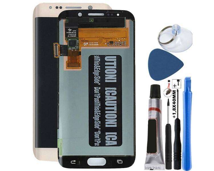 Kit Reparación Pantalla Original Para Samsung Galaxy S6 Edge Dorada