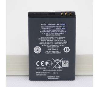 Bateria Original Nokia Bp-3L Bp3L Para 603 801T Asha 303 Lumia 505 510 610 710