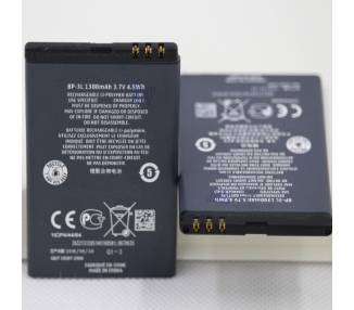 Bateria Original Nokia Bp-3L Bp3L Para 603 801T Asha 303 Lumia 505 510 610 710