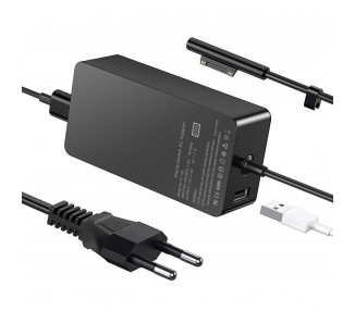 Cargador de Red compatible para Tablet Microsoft Surface Pro 3 & 4, 36W, 12V, 2.58A, OEM