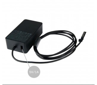 Cargador de Red Compatible para Tablet Microsoft Surface Pro 1 & 2, 48W, 12V, 3.6A, OEM