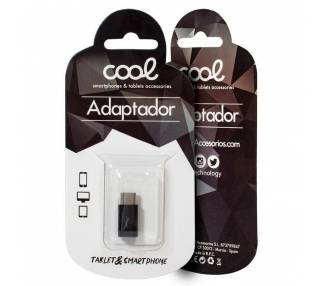 Adaptador COOL Conector Micro-usb a Tipo C (Universal)