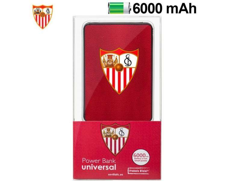 Bateria Externa Micro-usb Power Bank 6000 mAh Licencia Fútbol Sevilla C.F.