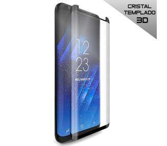 Protector Pantalla Cristal Templado COOL para Samsung G950 Galaxy S8 (Curvo Borde Negro)
